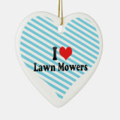 I Liebe-Rasenmäher Keramikornament (Rechts)