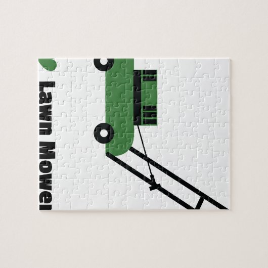 I Liebe Rasenmäher Puzzle (Horizontal)