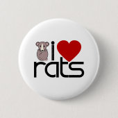 I Liebe-Ratten Button (Vorderseite)