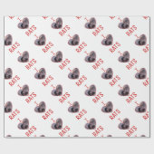 I Liebe-Ratten! Geschenkpapier (Flach)