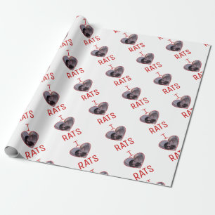 I Liebe-Ratten! Geschenkpapier
