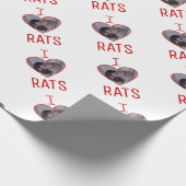 I Liebe-Ratten! Geschenkpapier (Ecke)