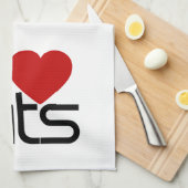 I Liebe-Ratten Küchentuch (Viertel Falte)