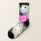 I Liebe Ratten Socken (Links - Außen)