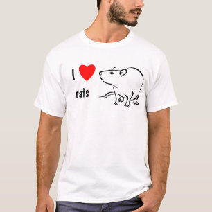 I Liebe-Ratten T-Shirt