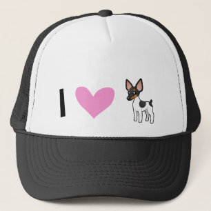 I Liebe-Ratten-Terrier/Spielzeugfox-Terrier Truckerkappe