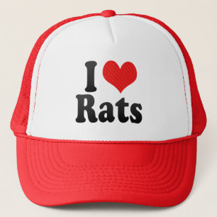 I Liebe-Ratten Truckerkappe