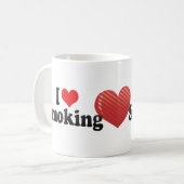 I Liebe-Rauchen Kaffeetasse (Vorderseite Links)