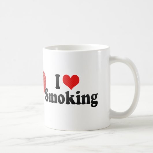 I Liebe-Rauchen Kaffeetasse (Rechts)