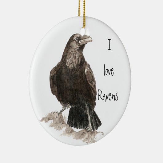 I Liebe Ravens Ornament (Rechts)