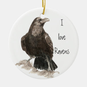 I Liebe Ravens Ornament