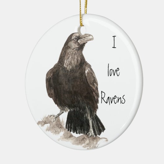 I Liebe Ravens Ornament (Links)
