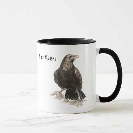 I Liebe Ravens Tasse (Rechts)