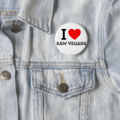 I Liebe Raw Vegans Button (Beispiel)