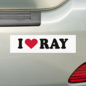 I LIEBE RAY AUTOAUFKLEBER (Auf Auto)