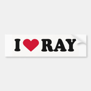 I LIEBE RAY AUTOAUFKLEBER