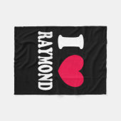 I Liebe Raymond Fleecedecke (Vorderseite (Horizontal))