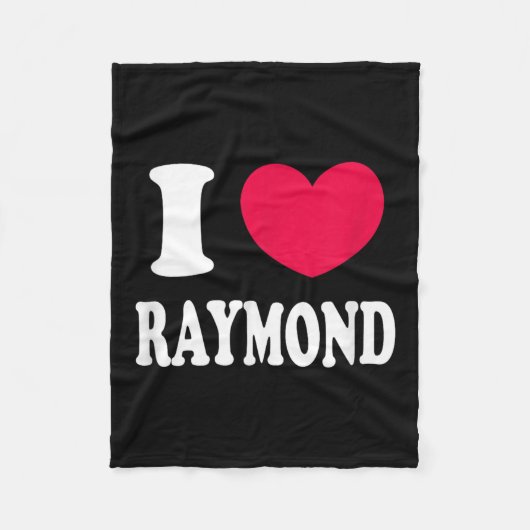 I Liebe Raymond Fleecedecke (Vorderseite)