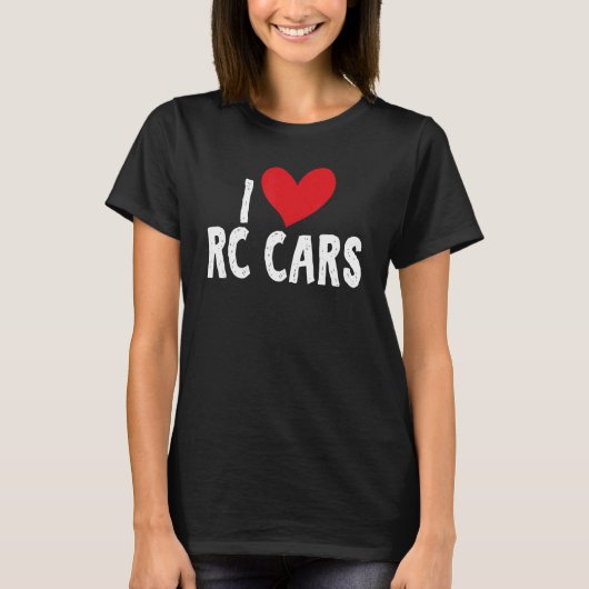 I Liebe RC Cars Remote Kontrolle Autos Apparel T-Shirt (Vorderseite)