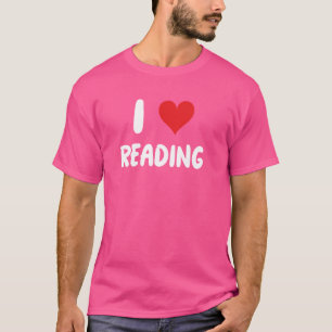 I Liebe Reading - Heart - Read Books Newspapier Jo T-Shirt