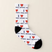 I Liebe Real Anwesen Socks Socken (Rechts - Außen)