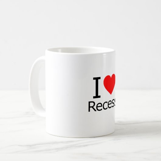I Liebe Recess Kaffeetasse (Vorderseite Links)