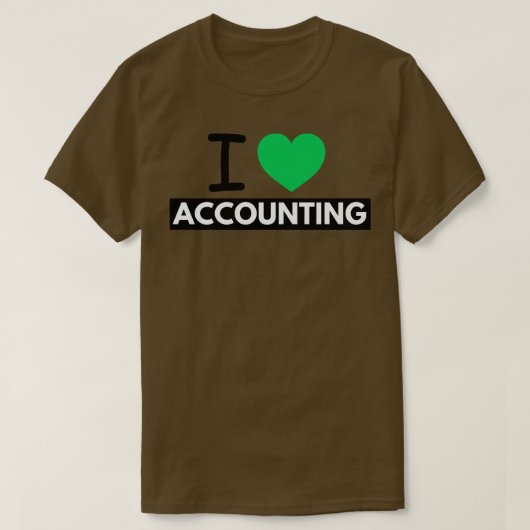 I Liebe Rechnungslegung 22 T-Shirt (Design vorne)