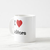 I Liebe-Rechnungsprüfer - Ich Herz-Rechnungsprüfer Kaffeetasse (Vorderseite Links)