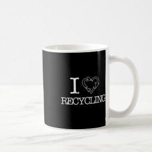 I. Liebe Recycelnd Wissenschaft zum Klimawandel Kaffeetasse