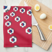 I Liebe Red Handtuch (Viertel Falte)