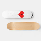 I Liebe Red Heart Aviation Skateboard (Horizontal)