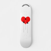 I Liebe Red Heart Aviation Skateboard (Vorne)