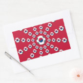 I Liebe Red Rechteckiger Aufkleber (Umschlag)