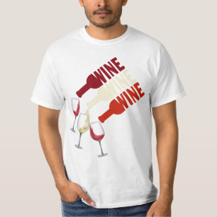 I Liebe Red White Wine Men Womens T-Shirt
