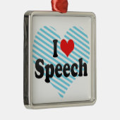 I Liebe-Rede Ornament Aus Metall (Rechts)