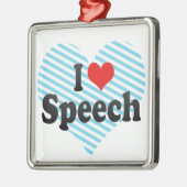 I Liebe-Rede Ornament Aus Metall (Links)
