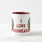 I Liebe Redheads Tasse (Zentrum)