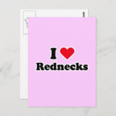 I Liebe Redneck Postkarte (Vorne/Hinten)