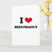 I Liebe Redundancy Karte (Gelbe Blume)