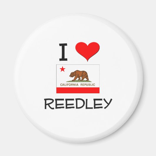 I Liebe REEDLEY California Magnet (Vorne)