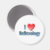 I Liebe Reflexology Magnet (Vorderseite/Rückseite)