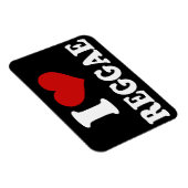 I Liebe Reggae Magnet (Rechte Seite)