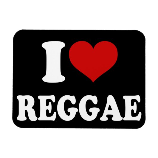 I Liebe Reggae Magnet (Horizontal)