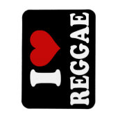 I Liebe Reggae Magnet (Vertikal)