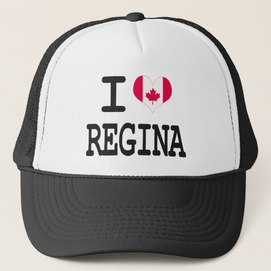 I Liebe Regina Truckerkappe (Vorderseite)