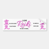 I Liebe Reiki - Autoaufkleber (Vorne)