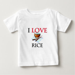I Liebe-Reis Baby T-shirt