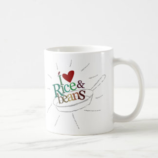 I Liebe-Reis und Bohnen TASSE