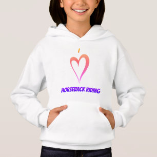 I Liebe Reiten - Kinder Pullover Hoodie
