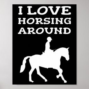 I Liebe Reiten Reitpferd Lover Besitzer Reitpferd Poster